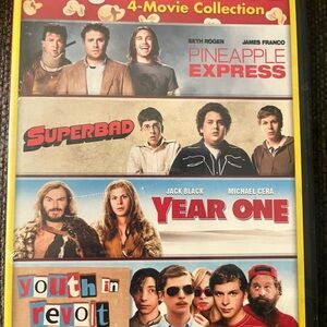 Laugh Out Loud 4-Movie Comedy Collection DVD.  Superbad, Pineapple Express, NWT.